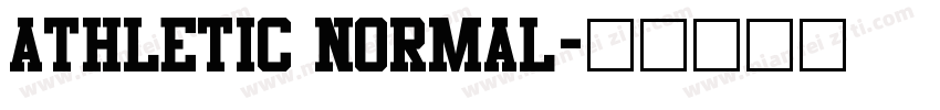 Athletic normal字体转换